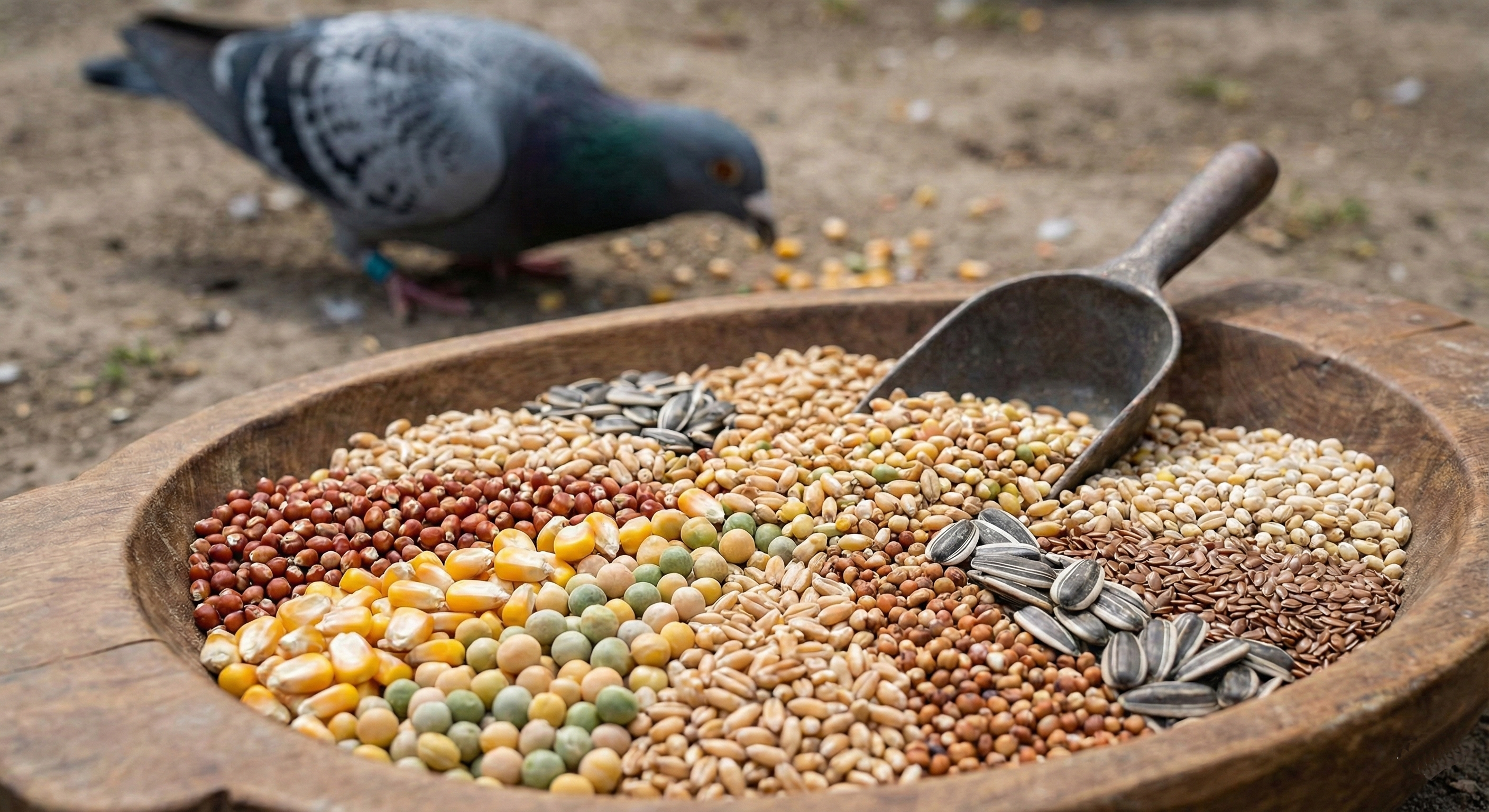 Alimentación óptima para palomas de competición